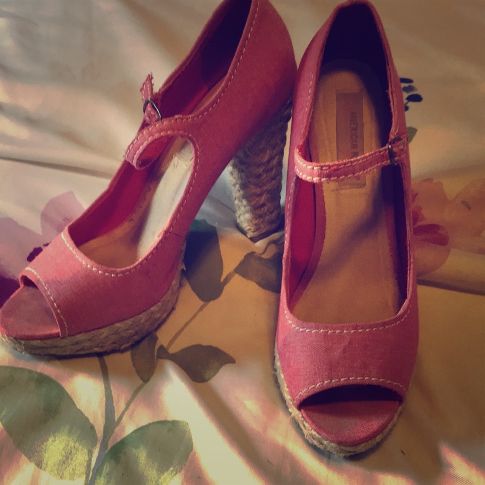 Five inch steel supported American Eagle Heels